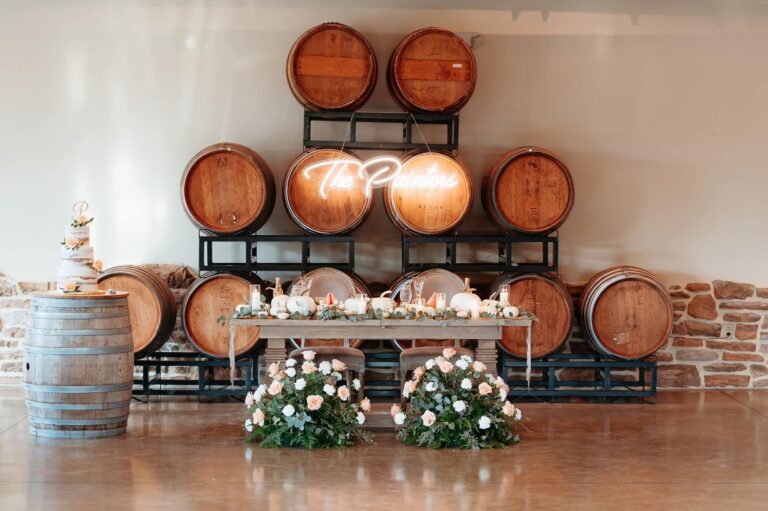 folino estate winery perkasie florist bucks county wedding flowers